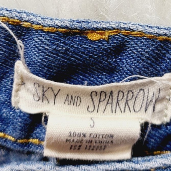 SKY AND SPARROW Womens Denim Mini Skirt - Picture 3 of 3
